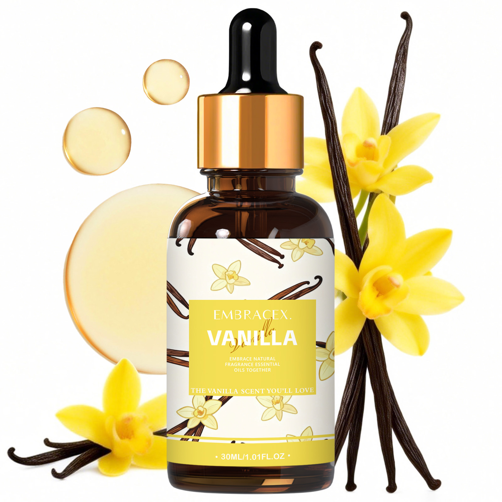 Candle Making Scents - 30ml Vanilla Essential Oil Perfume Skincare
