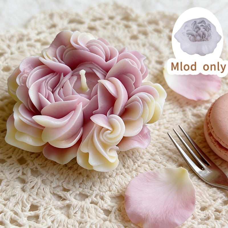 Austin Rose Flower Candle Sili - Candle Making Jelly review and price