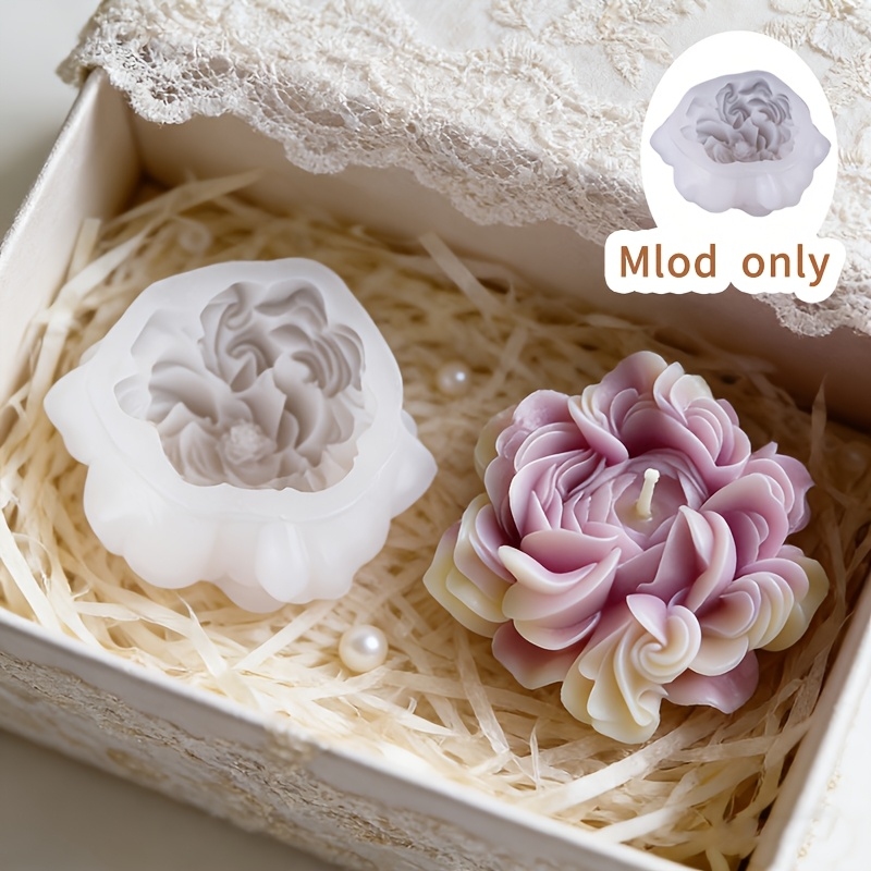 Austin Rose Flower Candle Sili - Candle Making Jelly review and price