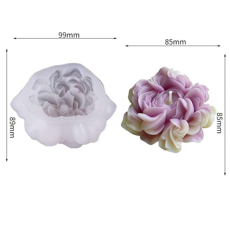 Austin Rose Flower Candle Sili - Candle Making Jelly review and price