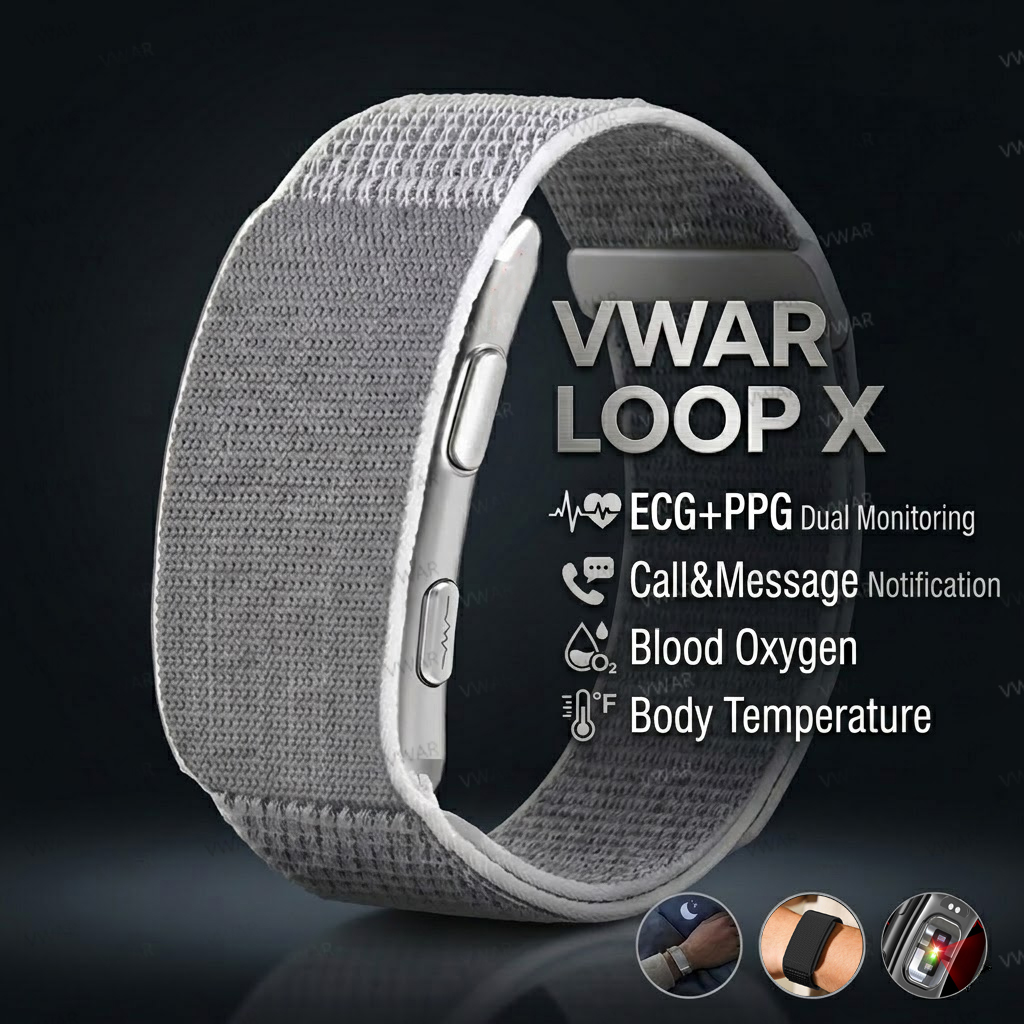 VWAR Loop X ECG Smart Bracelet - Candle X review and price
