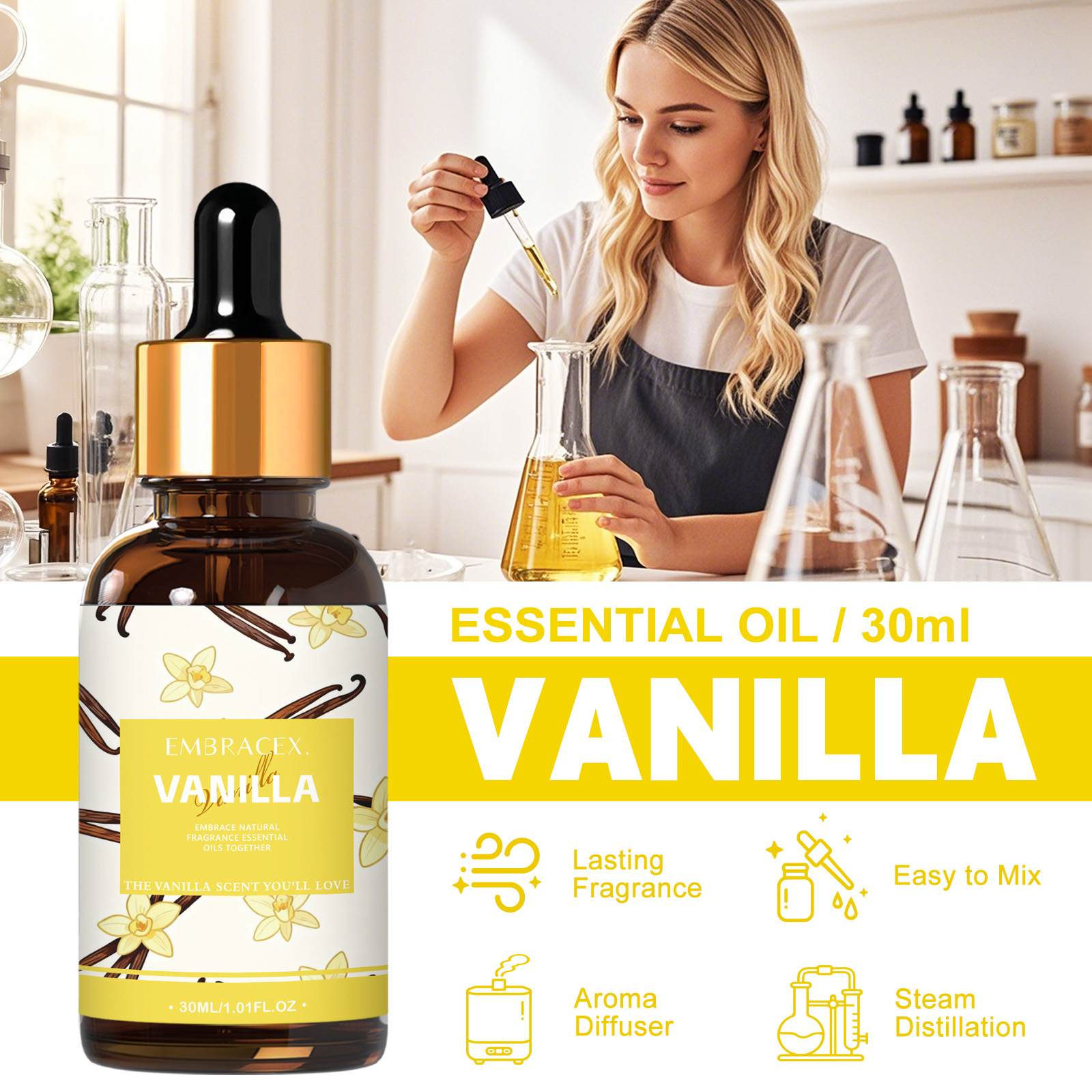 30ml Vanilla Essential Oil Per - Candle Making Scents review and price