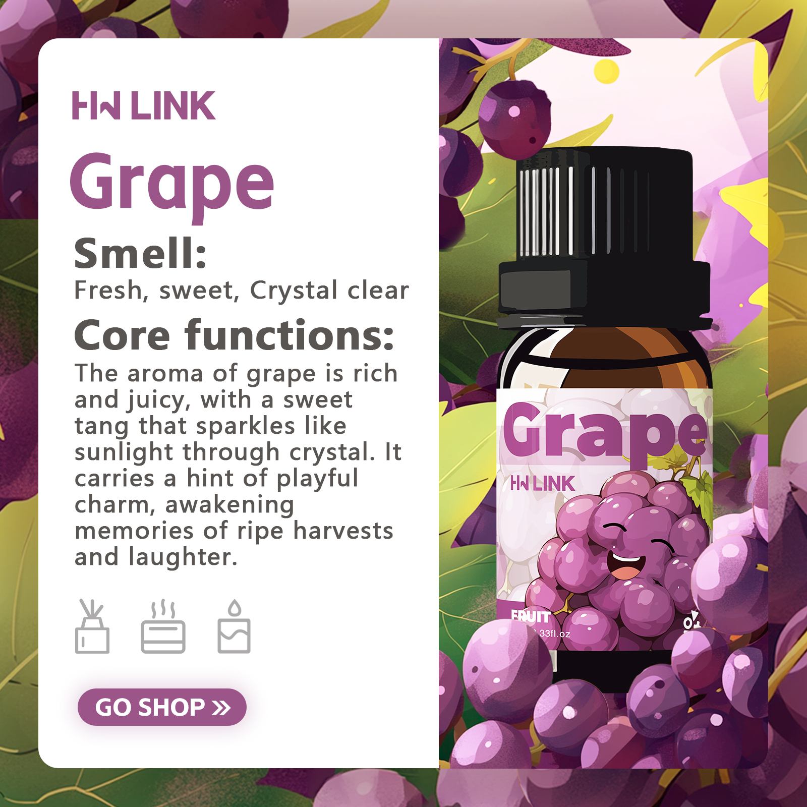 Grape Essential Oil 10ml Perfu - Candle Making Scents review and price