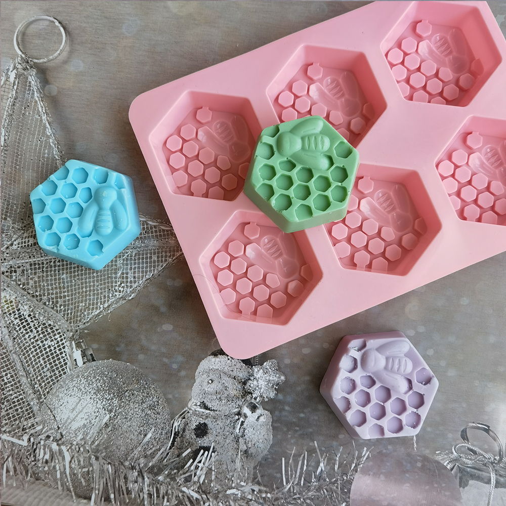 Silicone Hexagonal Bee Soap Mo - Candle Making Tips review and price