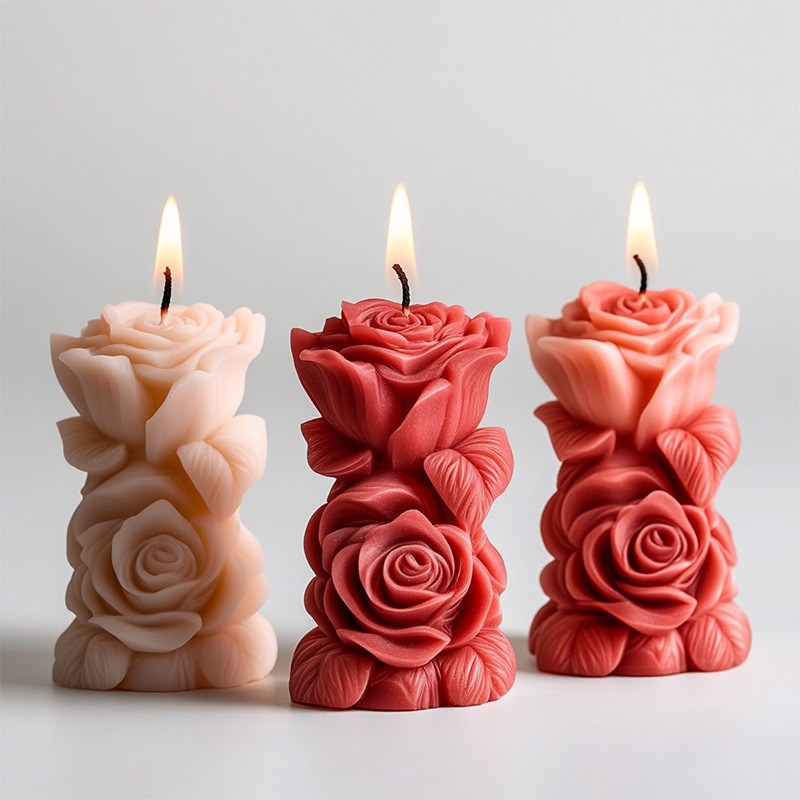 3D Rose Flower Shaped Candle S - Candle Making Jelly review and price