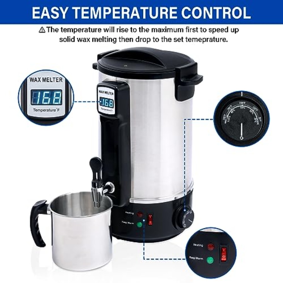 Electric Non-Stick Candle Wax  - Candle Making Pot review and price