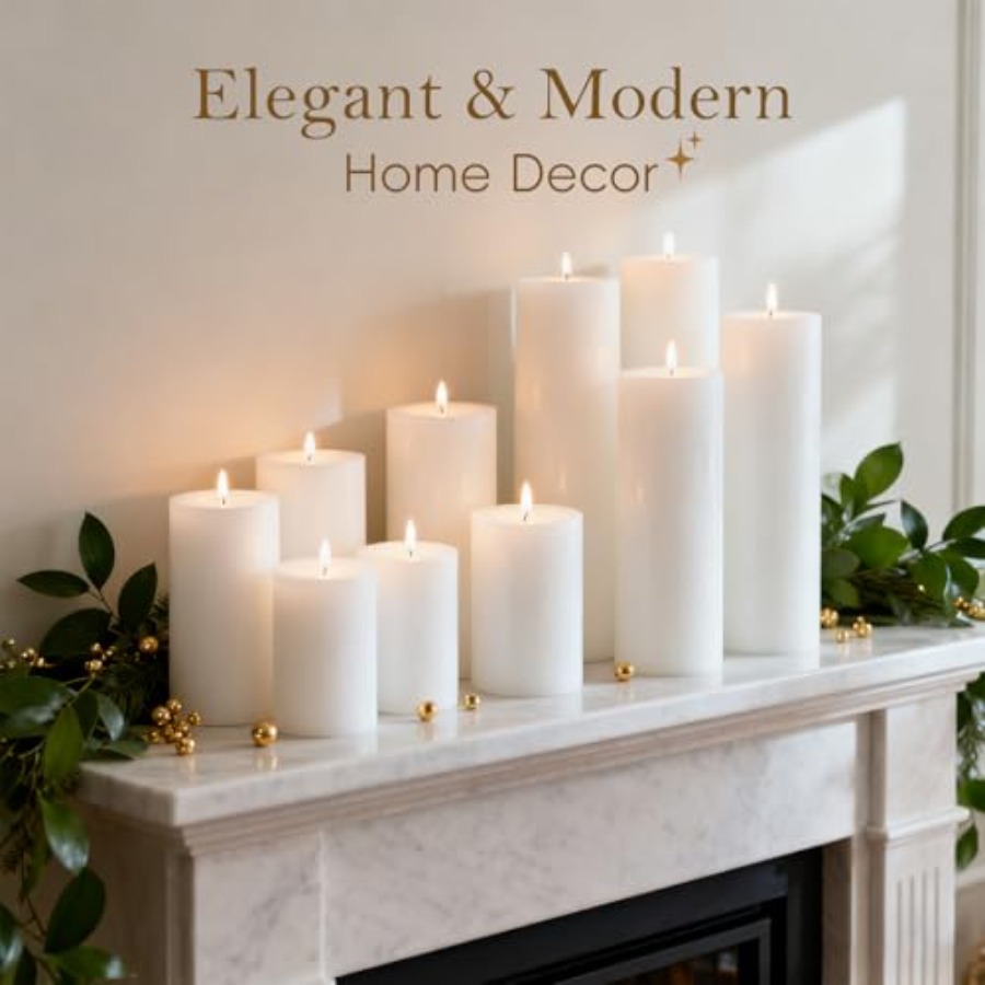Pillar Candles Set 12 Packs 2. - Candle X review and price