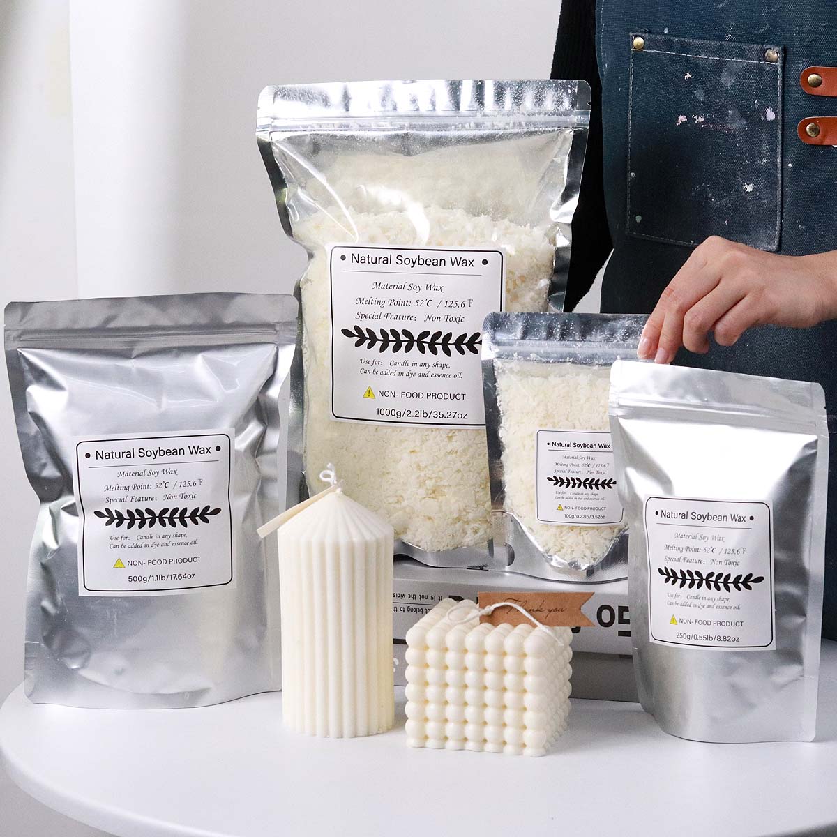 100/250/500/1000g Natural Soy  - Candle Making Scents review and price