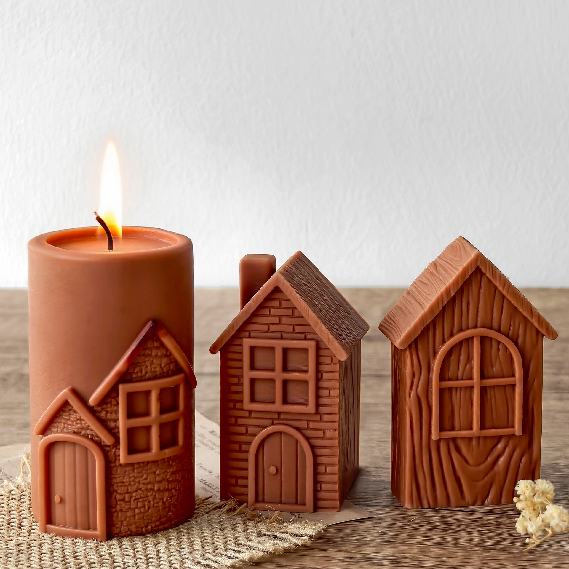 DIY Chimney House Silicone Mol - Candle Making Jelly review and price