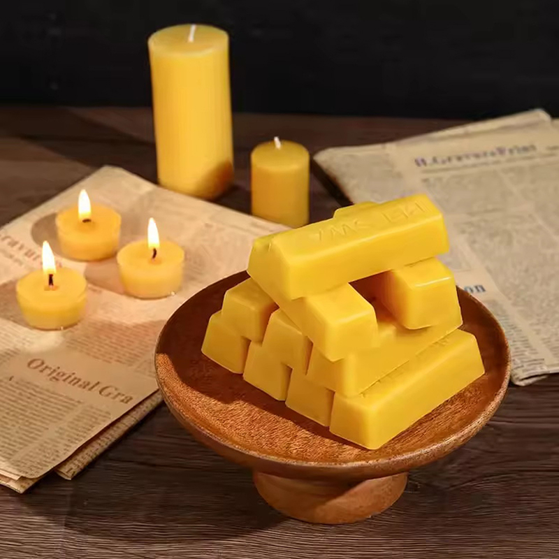 4/8pcs Pure Beeswax Blocks, Hi - Candle Making Tips review and price