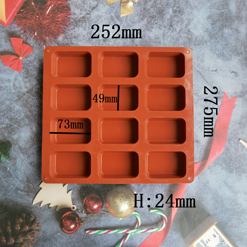 12 Cavity Square Silicone Soap - Candle Making Tips review and price