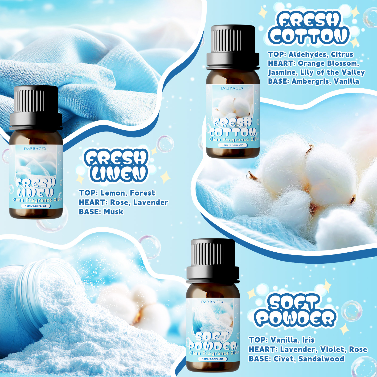 10ml Soft Powder Essential Oil - Candle Making Scents review and price